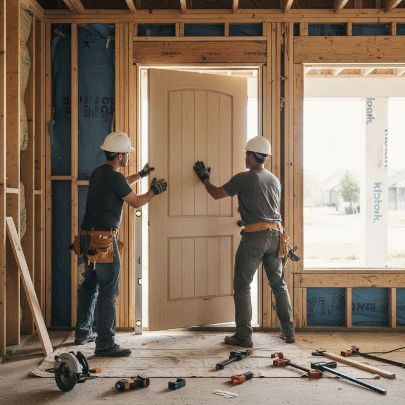 Office Door Installation detail